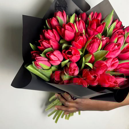 توليب ٤٠ غصن  احمر | TULIP 40