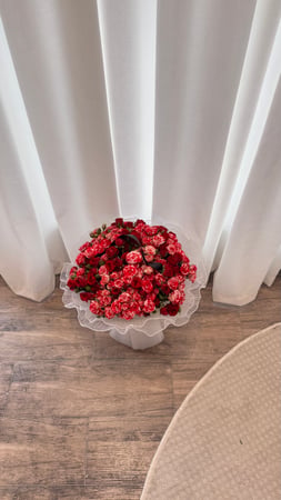 30 غصن تغليف قماش | 30 SPRAY ROSE CLOTH