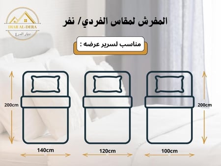 مفرش سيرين فردي -5 قطع