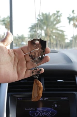 تعليقة سياره حسب الطلب شعار الاهلي