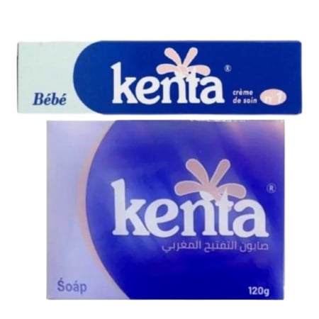 مجموعة كنتا المغربية للتفتيح  صابونة التفتيح+ الكريم