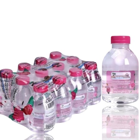 ماء شرب بنكهة الورد ماء الجسر