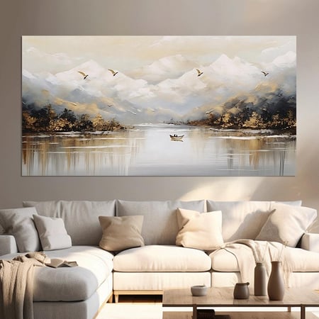 لوحة فن تجريدي تصميم عصري