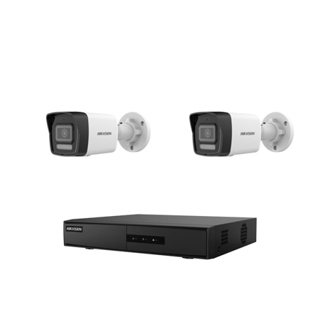 كاميرا مراقبة هيق فيجن iP دقة 6 ميجا (بكج 2 كاميرات مع الملحقات)