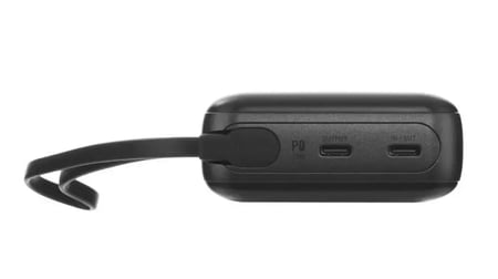 جودا بطارية 20000 ملي امبير بقوة 20 واط بي دي مع كيبل تايب سي مدمج