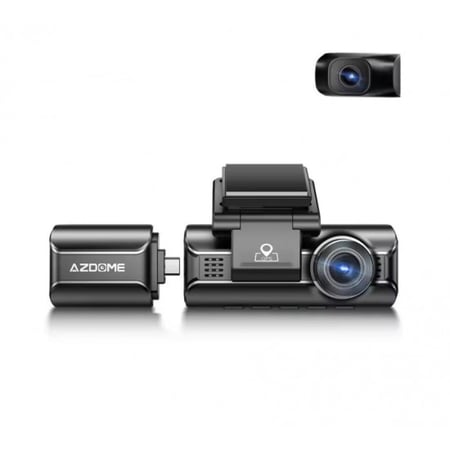 داش كام ازدوم 4k 3 كاميرات امامية + خلفية + داخلية