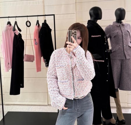 2025 سترة شانيل جاكيت ليلكي CHANEL LILAC JACKET
