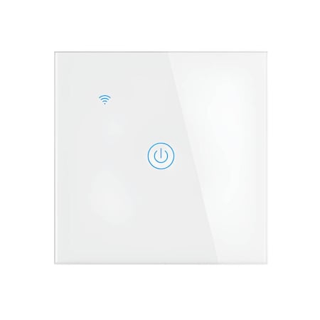 مفتاح انارة ذكي ابيض احادي