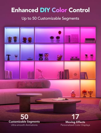 قوفي M1 شريط ليد ذكي - 2 متر