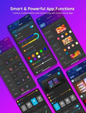 قوفي شريط ليد ذكي تفاعلي 5 متر