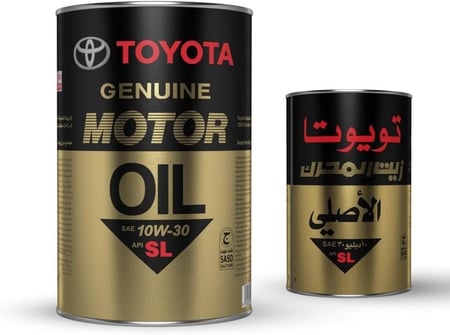 تويوتا أصلي زيت محرك معدني أفضل الزيت المحرك للسيارات السعودية 10W-30