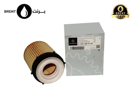 1800109 ــ A270  فلتر زيت مرسيدس فئة A و B و CLA و GLA:  •A220 (2019–2022)  •A35 AMG (2020–2021)  •B200  •CLA220 / CLA250 (2014–2025)  •CLA35 AMG (2020–2025)  •GLA200 / GLA250 (2015–2025)  •GLA35 AMG (2021–2025) ￼    فئة C و E و SLC:  •C300 (2015–2025)  •