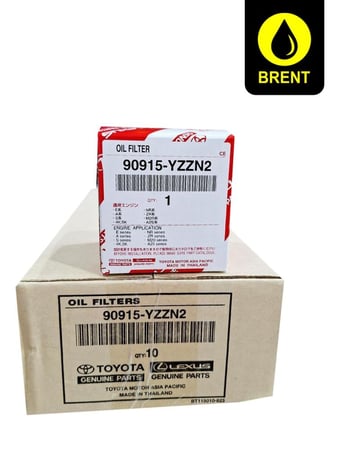 فلتر زيت تويوتا TOYOTA OIL FILTER 90915-YZZN2 ( 10 حبه)