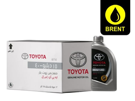 زيت محرك تويوتا الأصلي زيت معدني 15W-40 API: SL كرتون 12 علبة  TOYOTA