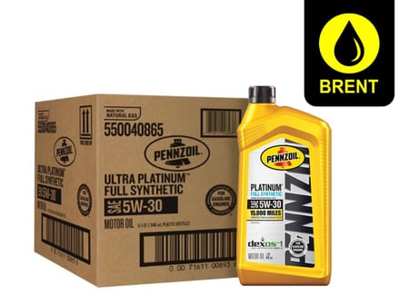 زيت بنزويل 5W30 بلاتينيوم صناعي با الكامل 15 الف ميل Penzoil  العدد 6 حبات