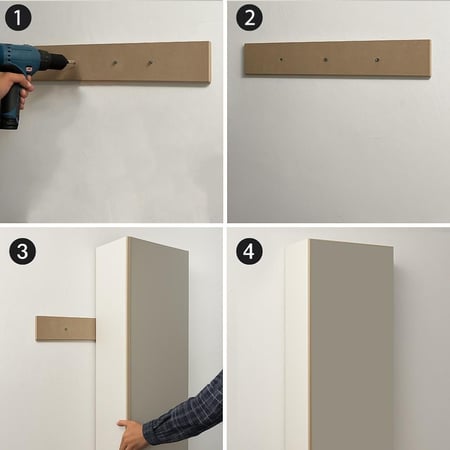 دولاب عبايات بمرآة متحركة - تصميم أنيق وعملي