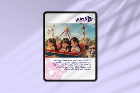 قصة الكترونية مخصصة لطفلك