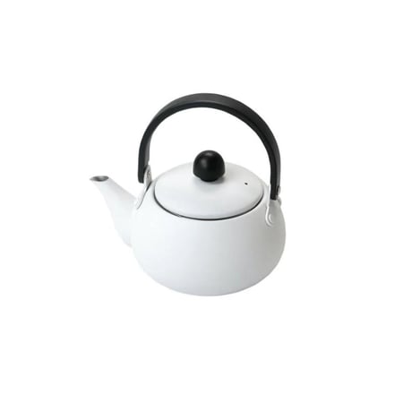 إبريق ياباني من فوجيتا مصنوع من الآلمنيوم لون ابيض مطفي 500مل