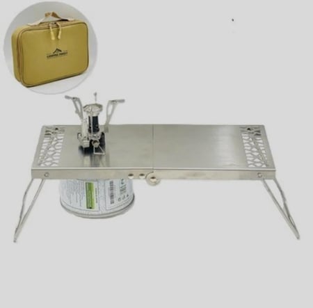 طاولة مع موقد غاز قابله لطي 2000W