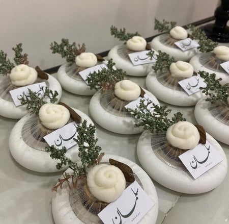 مبخرة الهبة الجديدة مع تغليف تل وكسرة عنده وكرت يحمل الاسم او العباره حسب الطلب الدرزن 12 حبه
