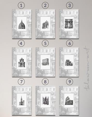 لوح بتصميم فخم مرايا مع تصميم ابنية بسيط مع برواز