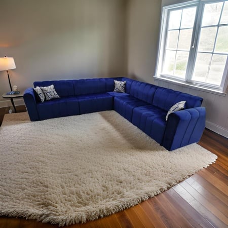 كنب حرف L مقاس 6 متر