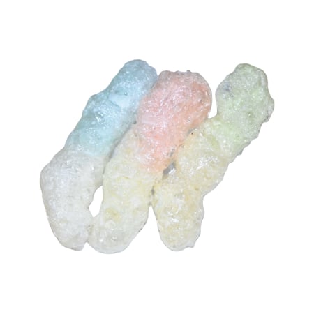 سطل منتفخات حلاوة جلي الدودة المجففة بالتبريد