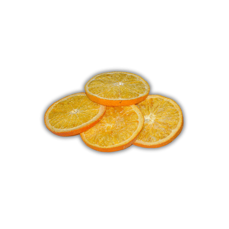 شرائح البرتقال المجففة بالتبريد