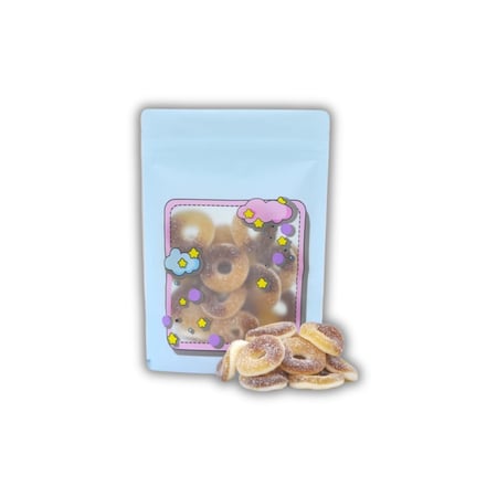 حلقات جلي الكولا بذرات السكر