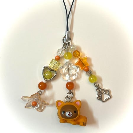 Rilakkuma cats phonecharms