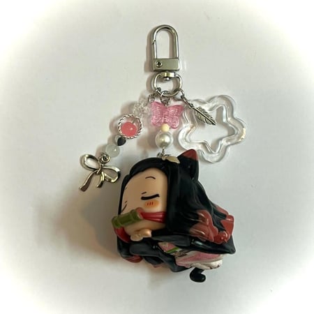 Demon slayer cat keychains/bagcharms
