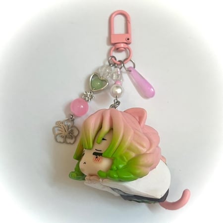 Demon slayer cat keychains/bagcharms