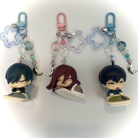 Authentic blue lock sleeping bag charm / keychains