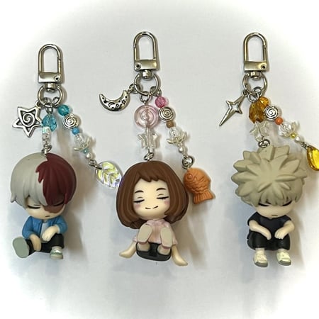 casual MHA keychains