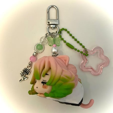Demon slayer cat keychains/bagcharms