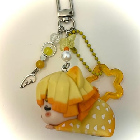 Demon slayer cat keychains/bagcharms