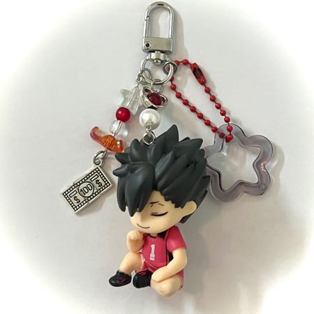 Haikyuu sleeping keychains/bag charms