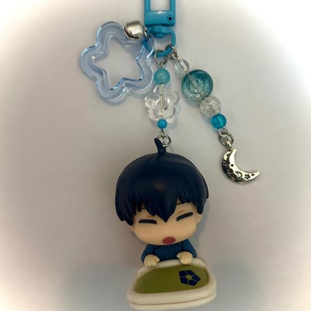 Authentic blue lock sleeping bag charm / keychains