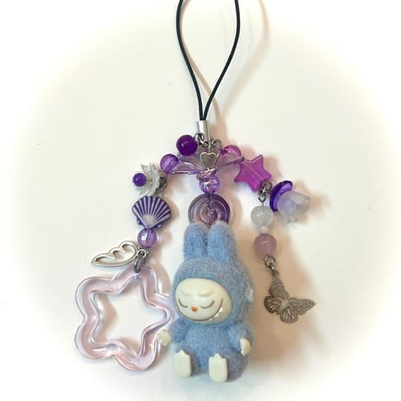 Mini labubu phonecharms