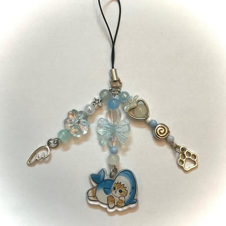 Mofusand shark meow Acrylic phonestrap