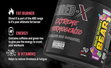 APPLIED SHRED X POWDER FAT BURNER LEMON ICE TEA 300G