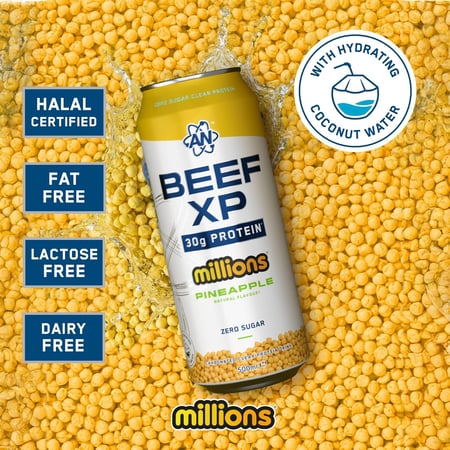 APPLIED BEEF XP CAN PINEAPPLE  500ML