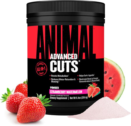 UNIVERSAL ANIMAL CUTS POWDER STRAWBERRY WATERMELON 248G