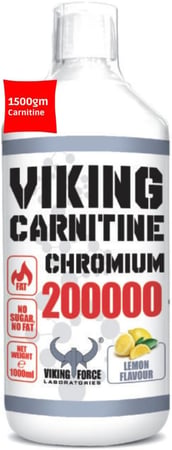 VIKING CARNITINE CHROMIUM 200000 - 1000ML LEMON