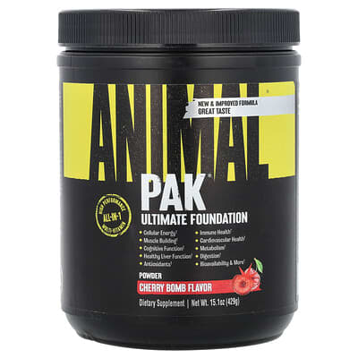 UNIVERSAL ANIMAL PAK POWDER CHERRY 429G