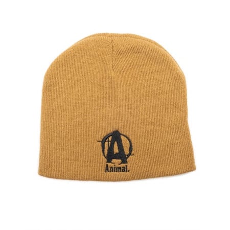 UNIVERSAL ANIMAL MILITARY BROWN Skullie-قبعة عسكرية بنية اللون من يونيفرسال أنيمال