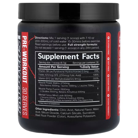 JNX SPORTS THE SHADOW PRE-WORKOUT WATERMELON 270 G