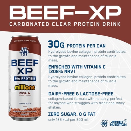 APPLIED BEEF XP CAN COLA 500ML
