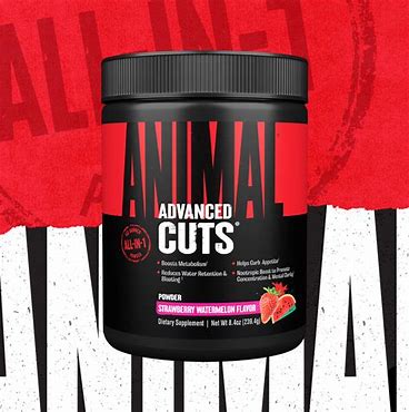 UNIVERSAL ANIMAL CUTS POWDER STRAWBERRY WATERMELON 248G