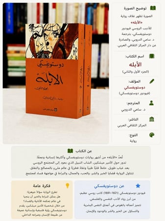 الابله 1\2 - دوستويفسكي